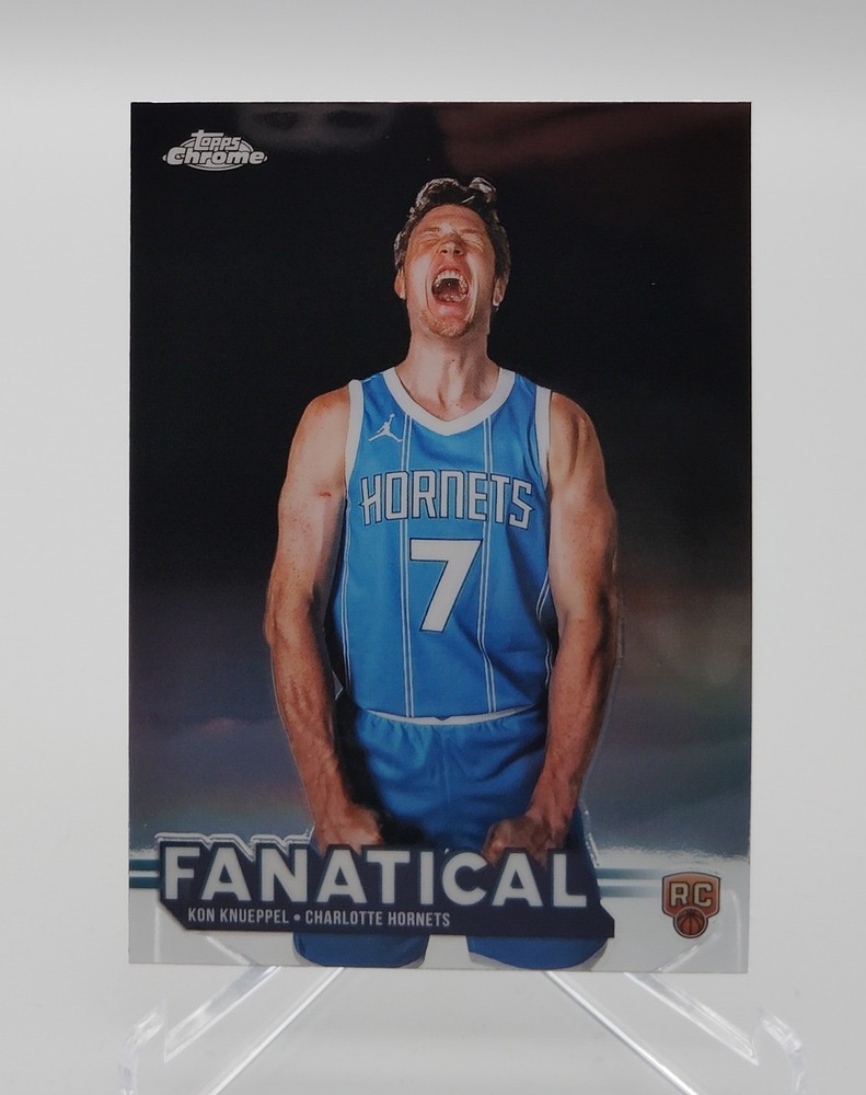 2025 Topps Chrome Kon Knueppel Fanatical RC #FAN-24 Charlotte Hornets Rookie
