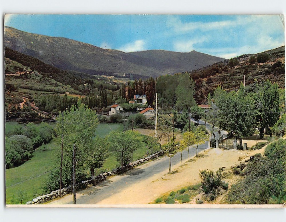 Postcard Scenic View in Cercedilla Madrid Spain
