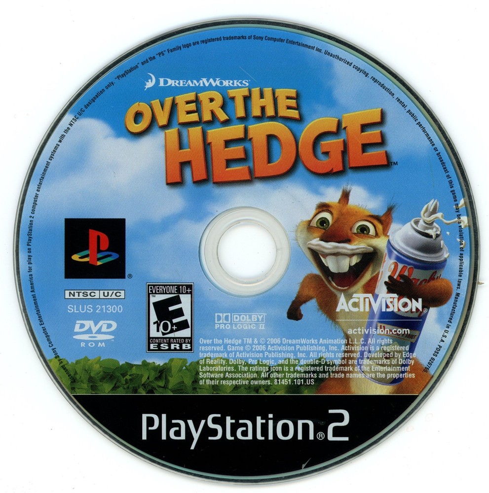 Over the Hedge (PS2 PlayStation 2, 2006) TESTED Resurfaced