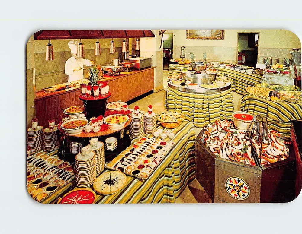 Postcard Smorgasbord Americus Hotel Allentown Pennsylvania USA