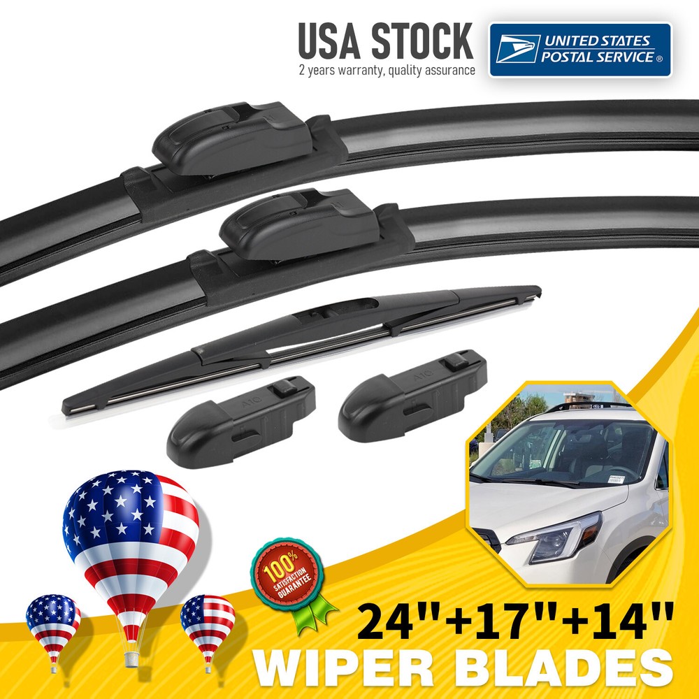 New Original Equipment Bracketless Windshield Wiper Blades Set 24