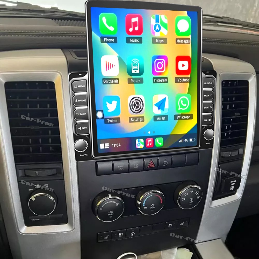 Carplay For 2009-2012 RAM 1500 2500 3500 Android 13 Car Stereo Radio GPS Navi FM