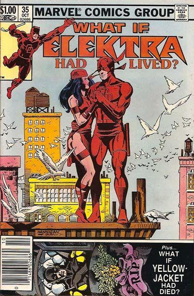What If Vol 1 #35 Newsstand FN Marvel Elektra Daredevil - combined shipping