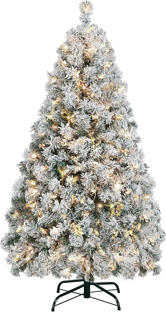 4.5 ft Pre-Lit Artificial Christmas Tree with Warm White Incandescent Lights
