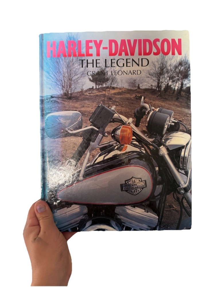 Harley Davidson The Legend by Grant Leonard  Hardcover Book