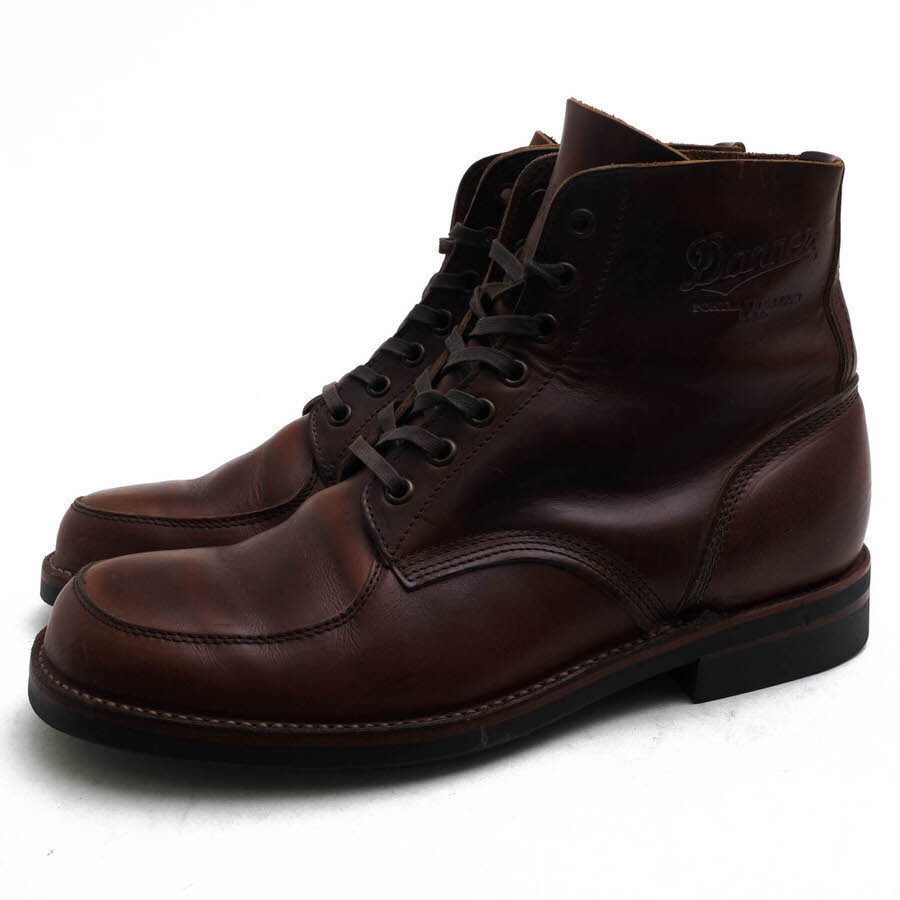 Danner Work Boots D-1850 MONDOVI Leather Dark Brown Men's Size 8.5 US