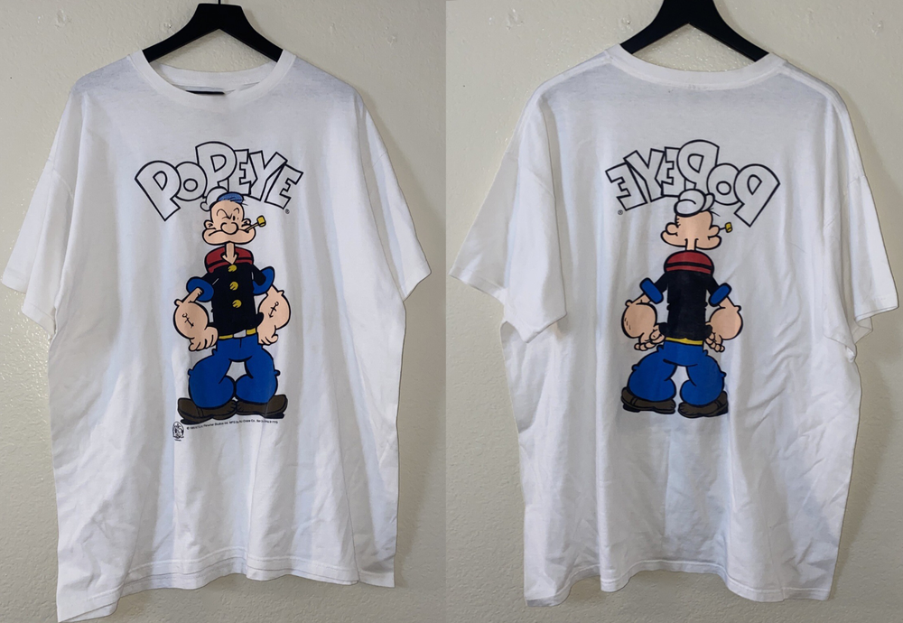 Classic Popeye Cartoon Character T-shirt S to 5XL BA486