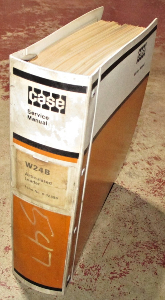 Case W24B Loader Service Shop Repair Workshop Manual 1976 DEALERS ORIGINAL!