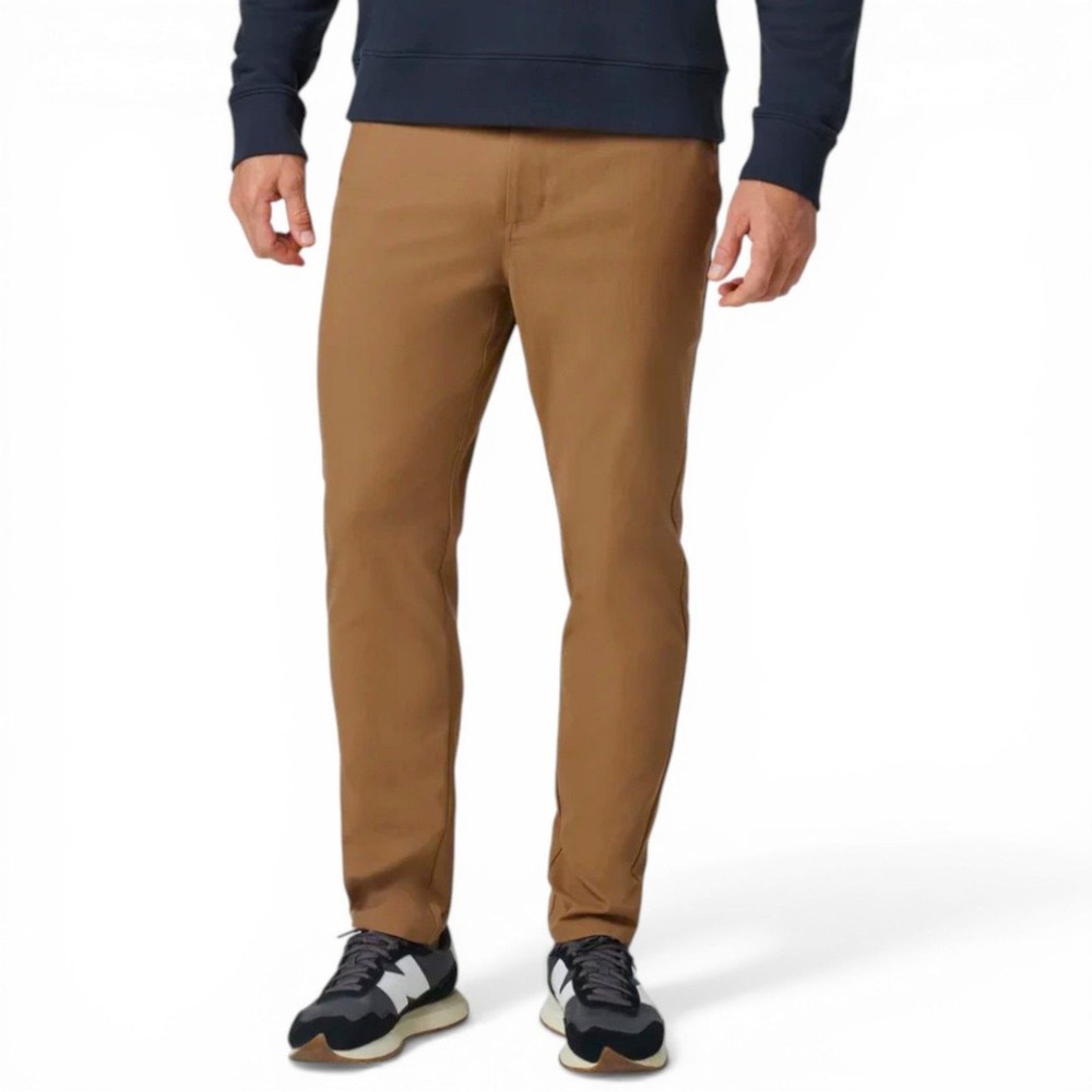 Vuori Men's Cascade Tech Chino Pant Slim Fit Pecan Tan 30x30
