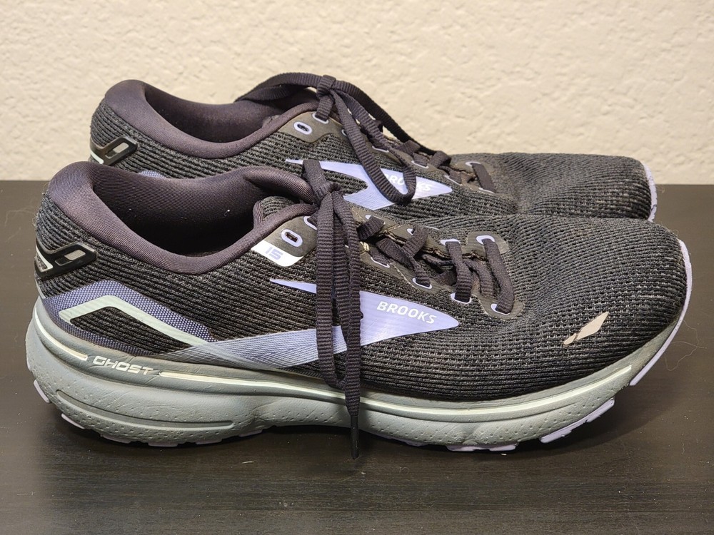 Brooks Ghost 15 Women's Size 10 B Black Running Shoes Sneakers 1203801B011