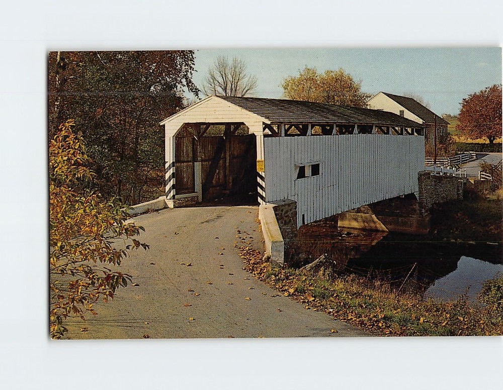 Postcard Keller's Mill Bridge Pennsylvania
