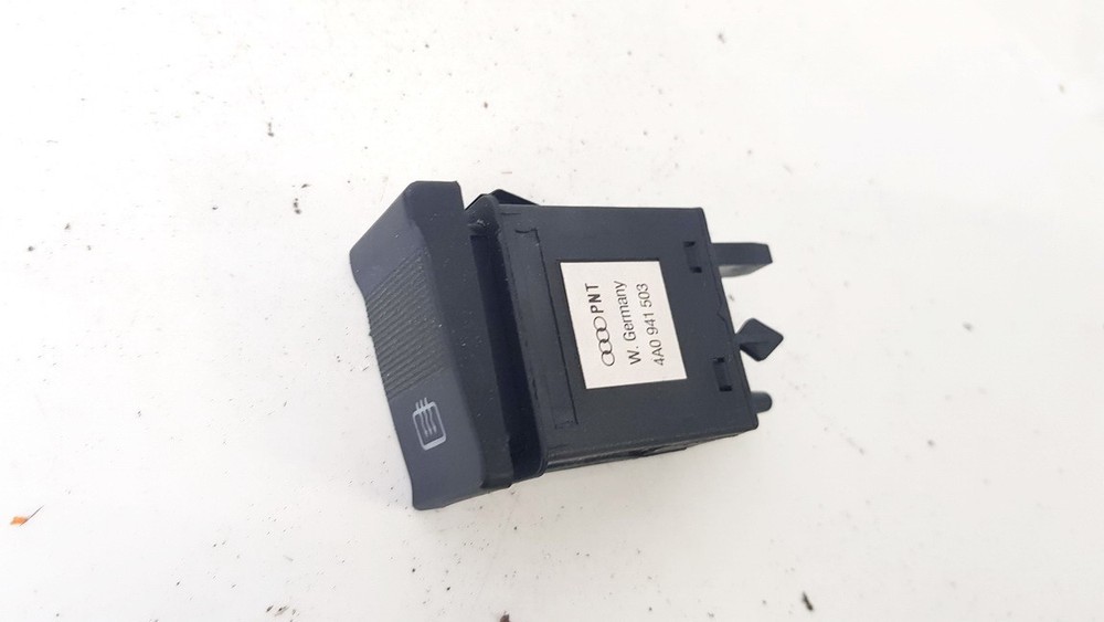4A0941503 switch rear window heater Audi 100 DE1388573-76