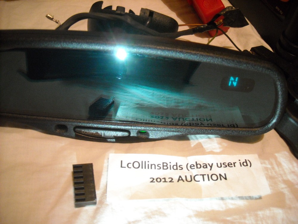 Factory Lincoln Continental Auto Dimming Rear View Mirror (*8 pin) w/ Warranty