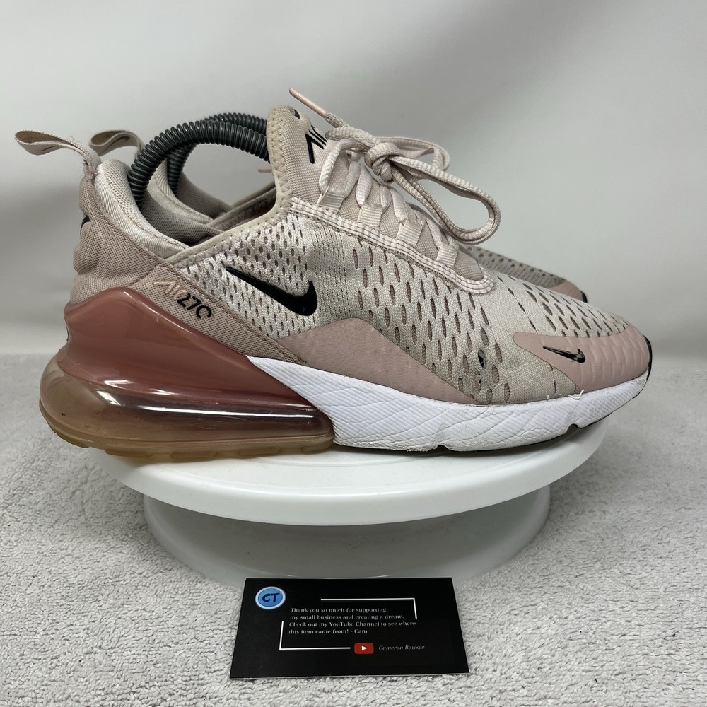 Nike Air Max 270 Shoes Women’s Size 8 Pink Light Soft Pink Sneakers AH6789-604