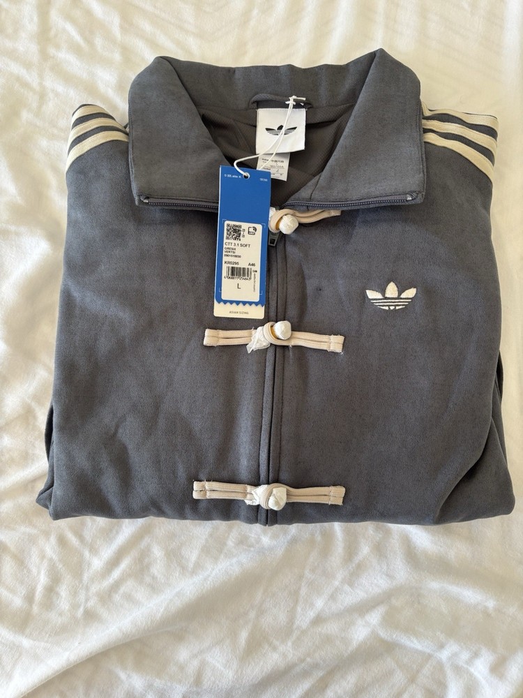 TOP QUALITY Adidas Grey Blue CTT Chinese Track Top 3.1 Jacket | Sizes S |