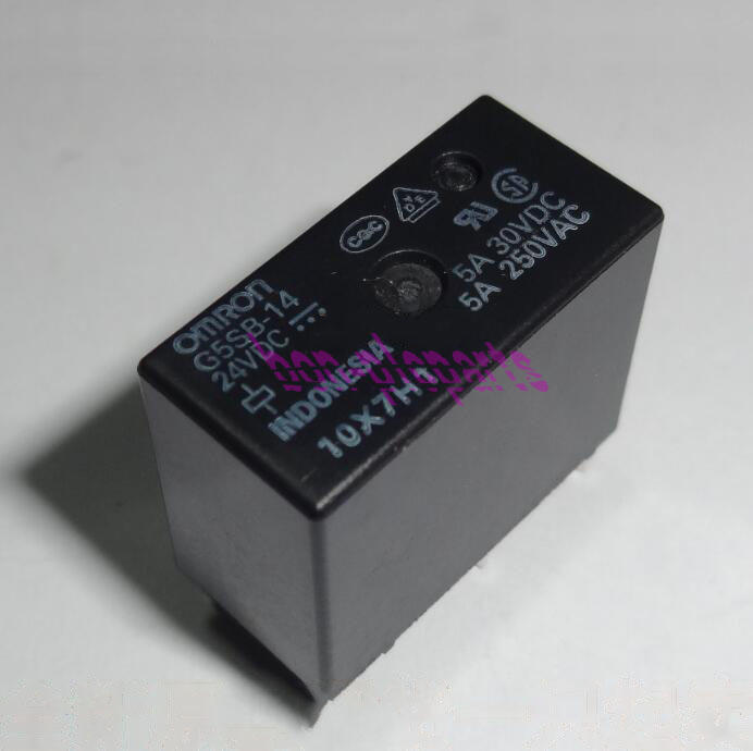 10pcs 5pins 24V G5SB-14-24VDC OMRON Relay G5SB-14 NEW