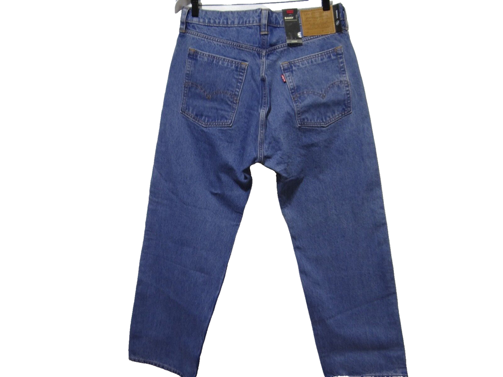 Levi's Men's Baggy Jeans Size 32 Cordura Strong Fabric Blue Big E NWT NEW