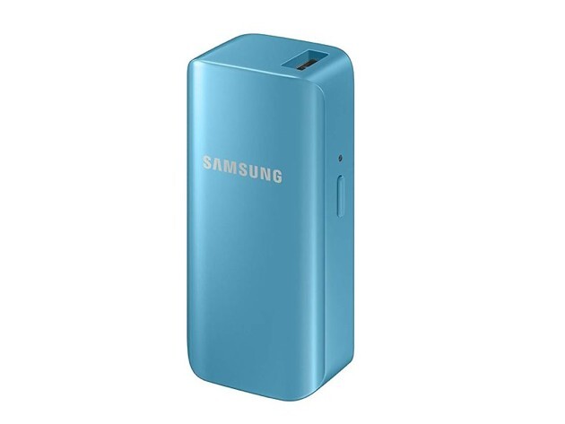 Samsung 2100mAh Fast Charge Mini Portable Power Bank in Blue