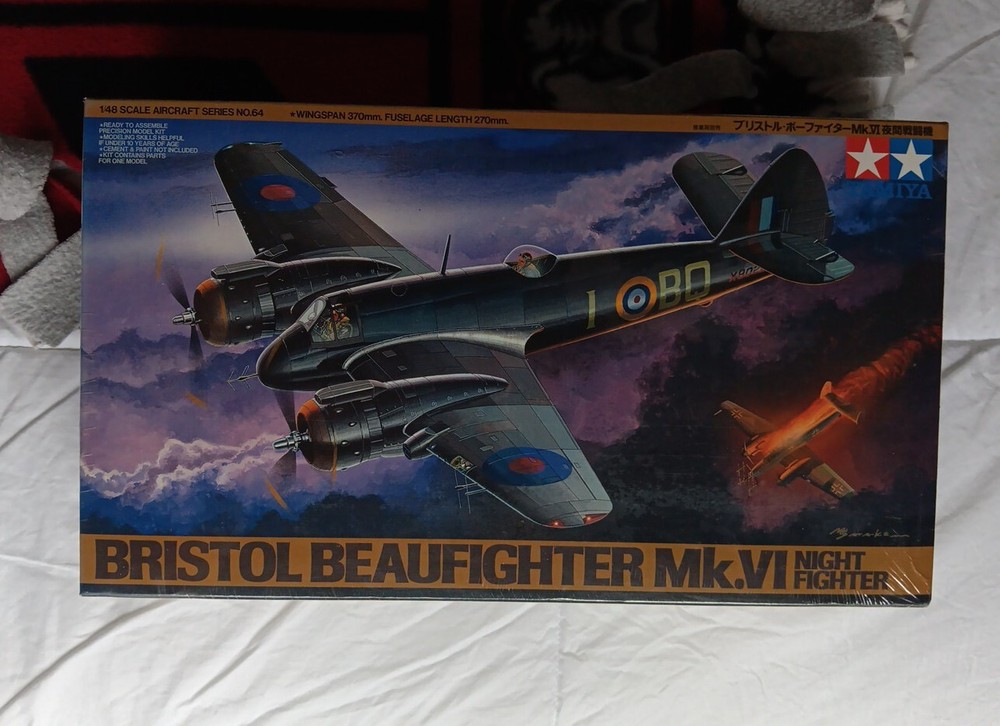 Tamiya 61064 1/48 Scale Aircraft Model Kit Bristol Type156 Beaufighter Mk.VI NF