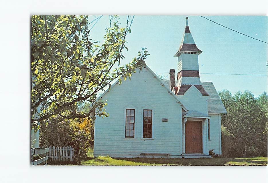Postcard Oysterville Baptist Church Washington USA