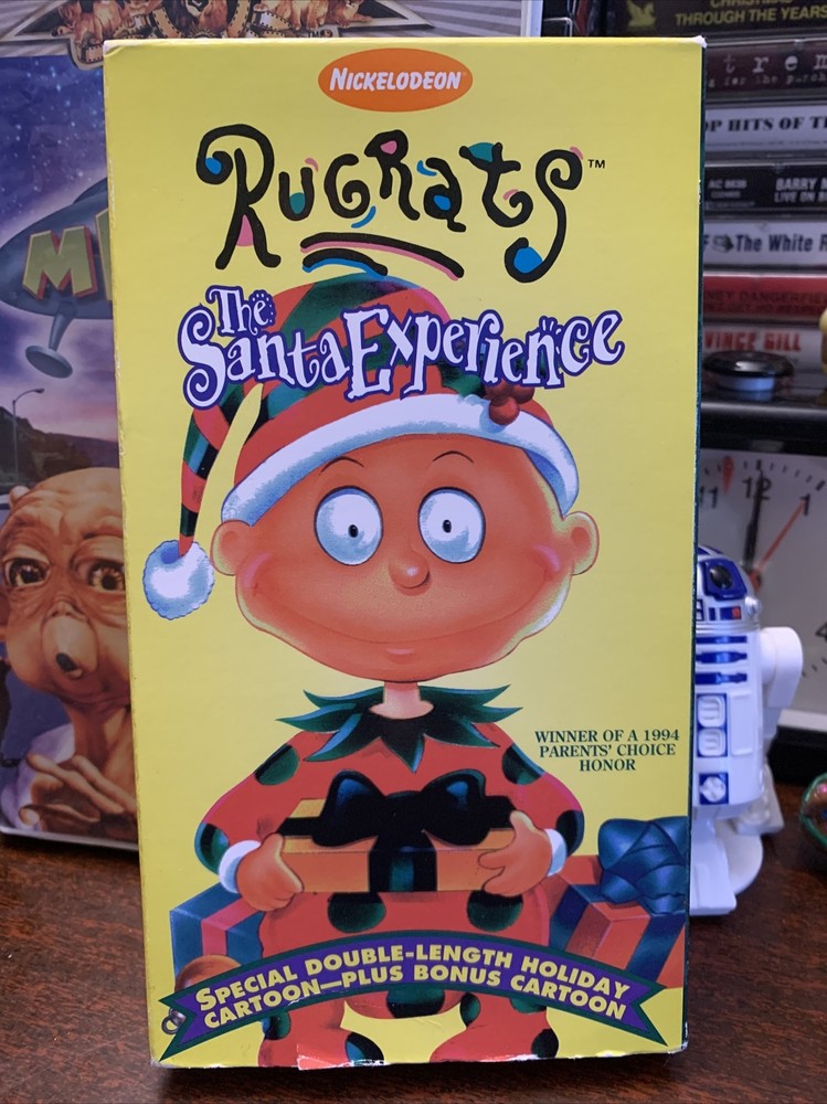 Nickelodeon Rugrats 'The Santa Experience' (VHS, 1996) plus bonus cartoon