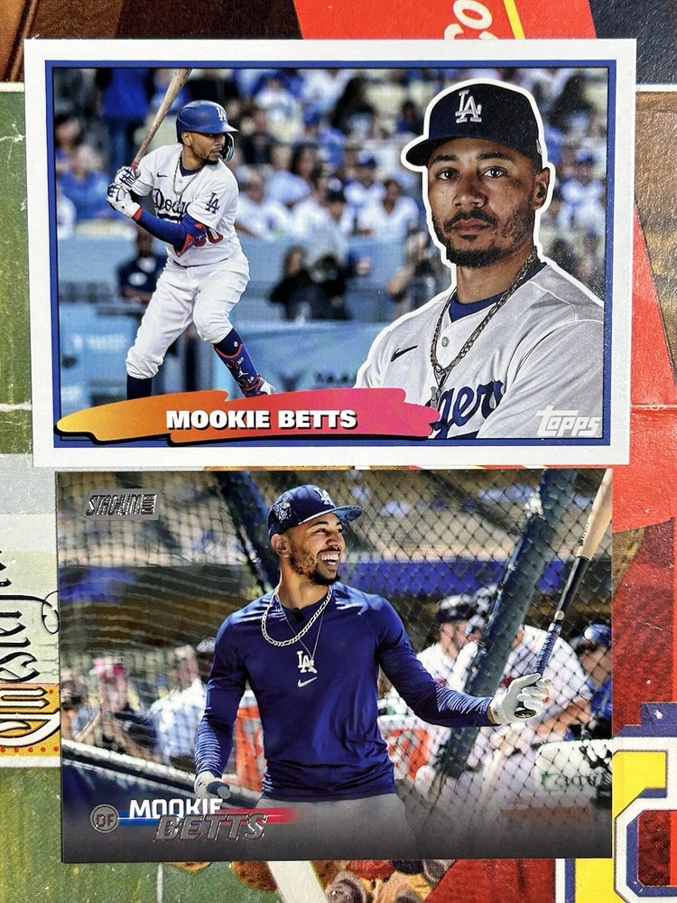 2023 Topps Update Box Topper Mookie Betts Oversized BIG 23 SC Silver Insert Card