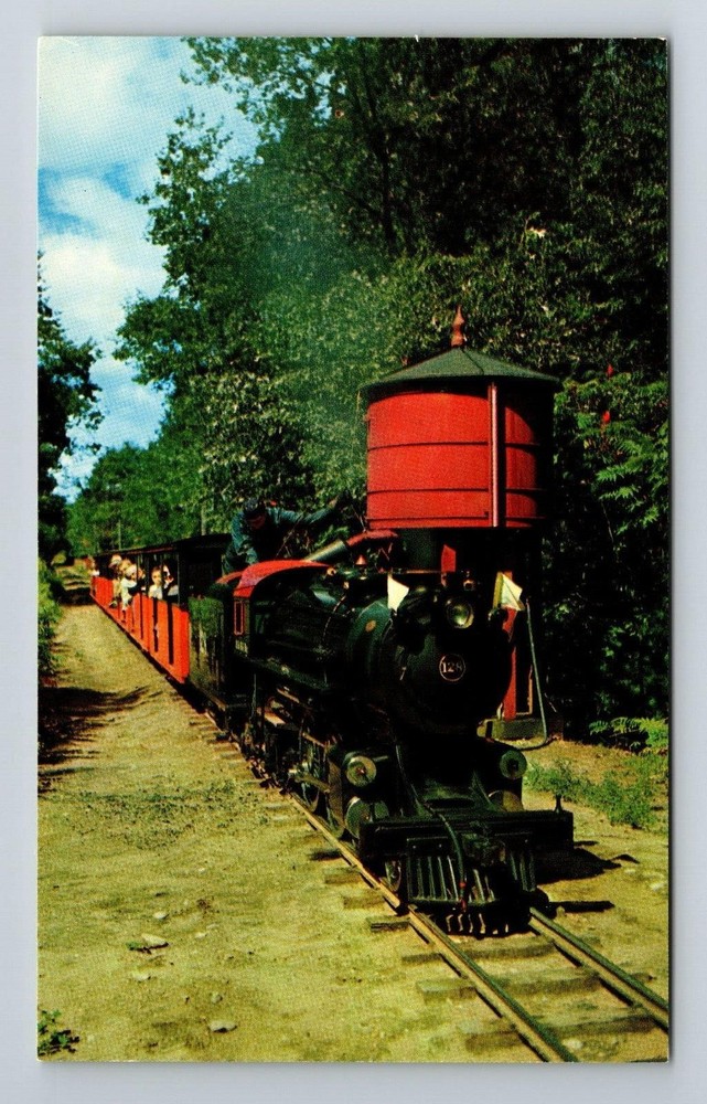 Riverside And Great Northern Rail Train, Transportation, Vintage Postcard