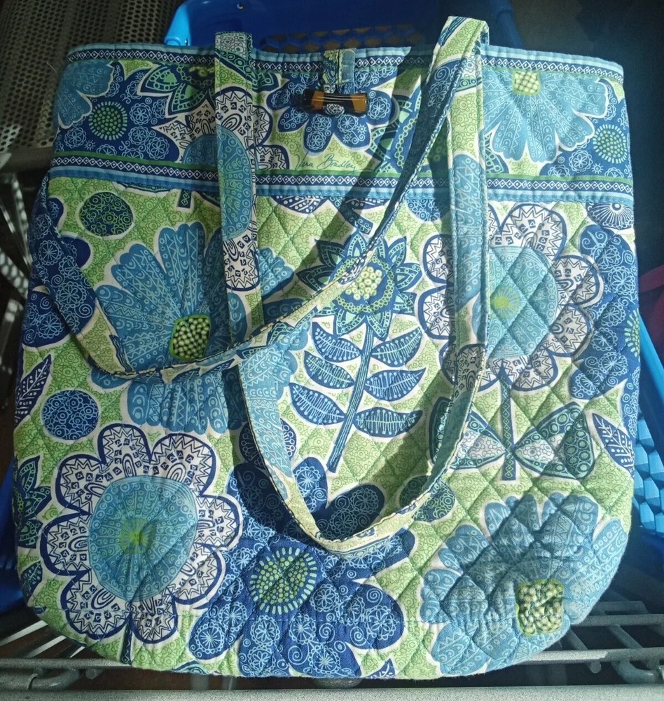 Vera Bradley Doodle Daisy Large Tote Bag