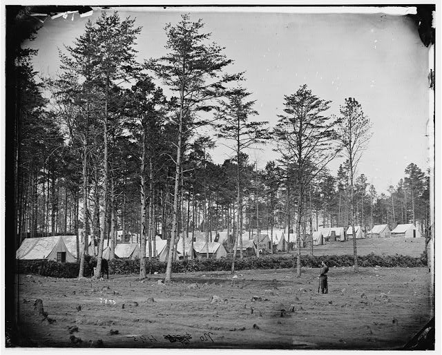 Brandy Station Virginia 1864 Camp Headquarters Army of the Potomac Civil War