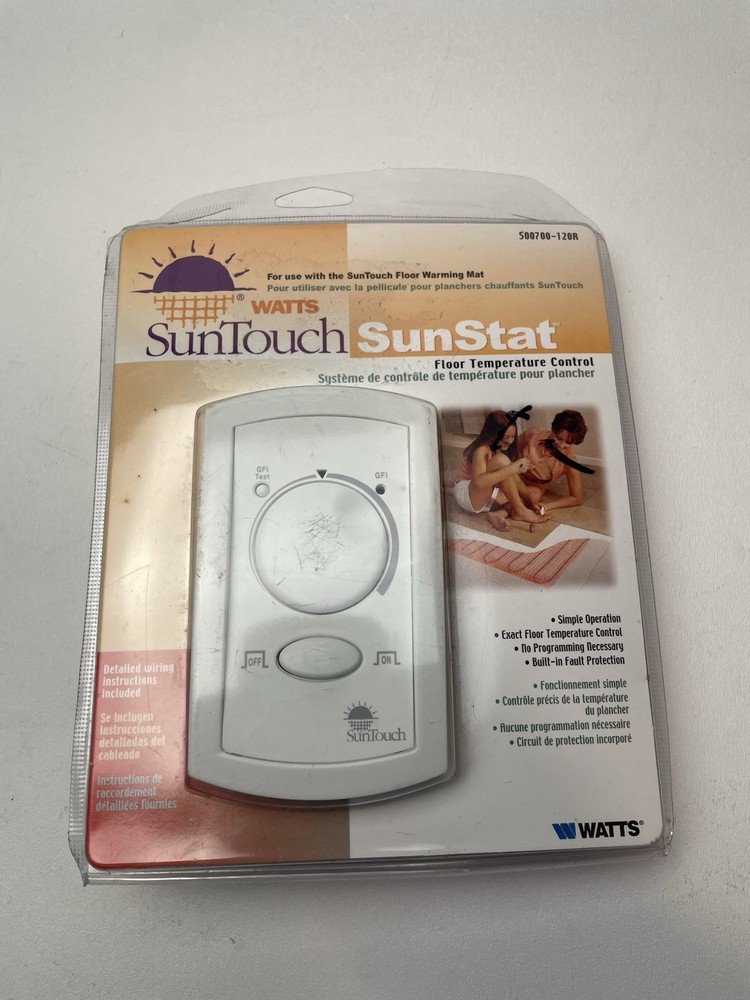 SunTouch SunStat Core Non-Programmable White Floor Heating Thermostat