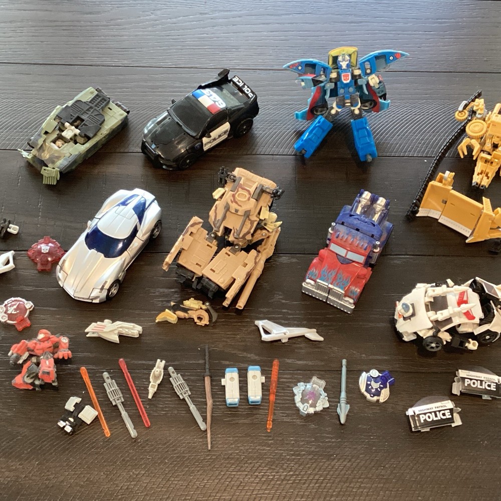 Mixed Lot of TRANSFORMERS TOYS Automorph Transformer Brawl Blurr Barricade ROTF