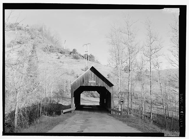 4. WESTERN PORTAL, LOOKING EAST. - Flint Bridge, Spanning First Branch White