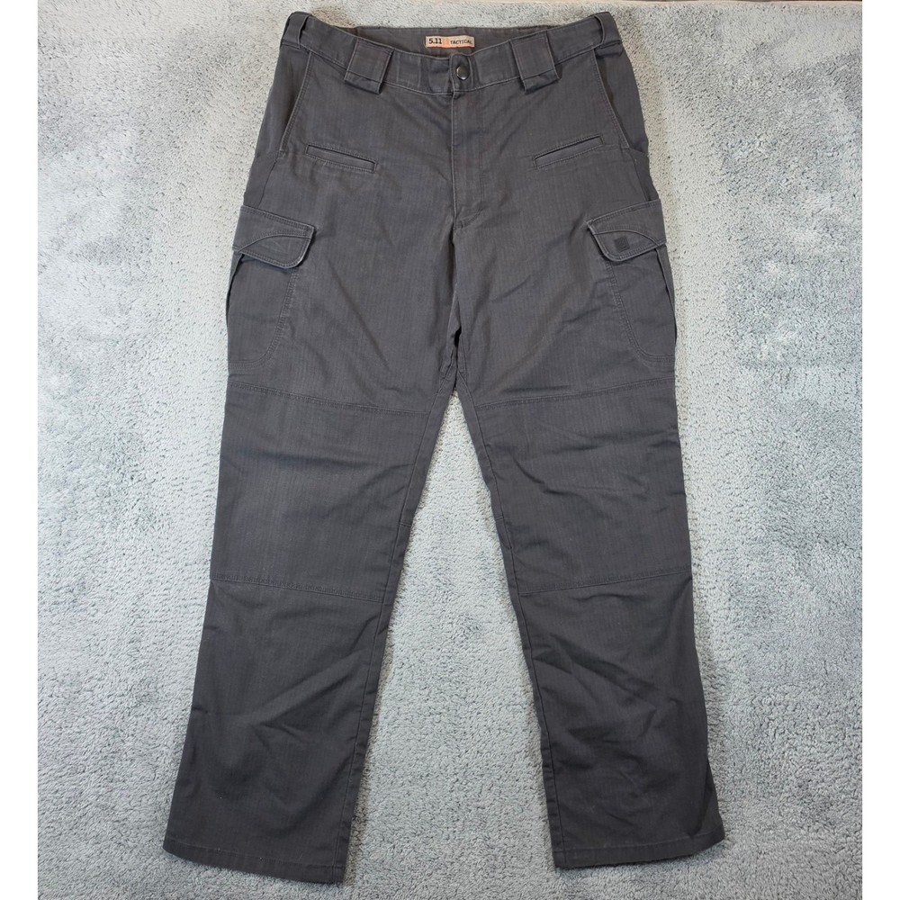 511 Tactical Stryke Cargo Pants Mens 34x32 Black Ripstop Utility Work Hiking