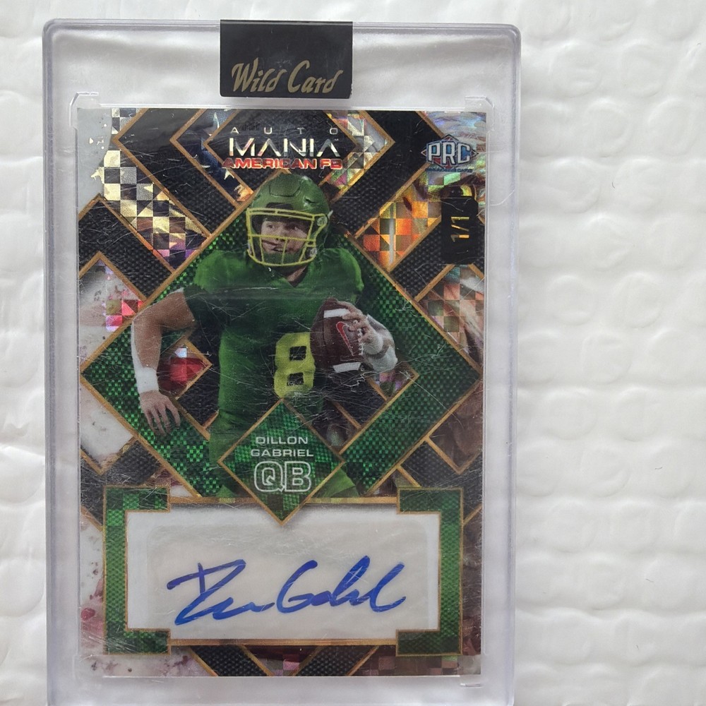 2024 Wild Card Auto Mania Dillon Gabriel  PRC 1/1