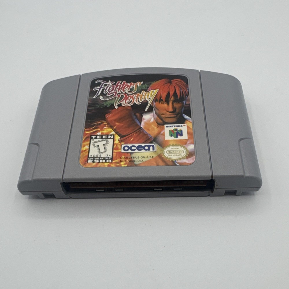 Fighters Destiny (Nintendo 64, 1997) By Ocean N64 Authentic Game Cartridge Only