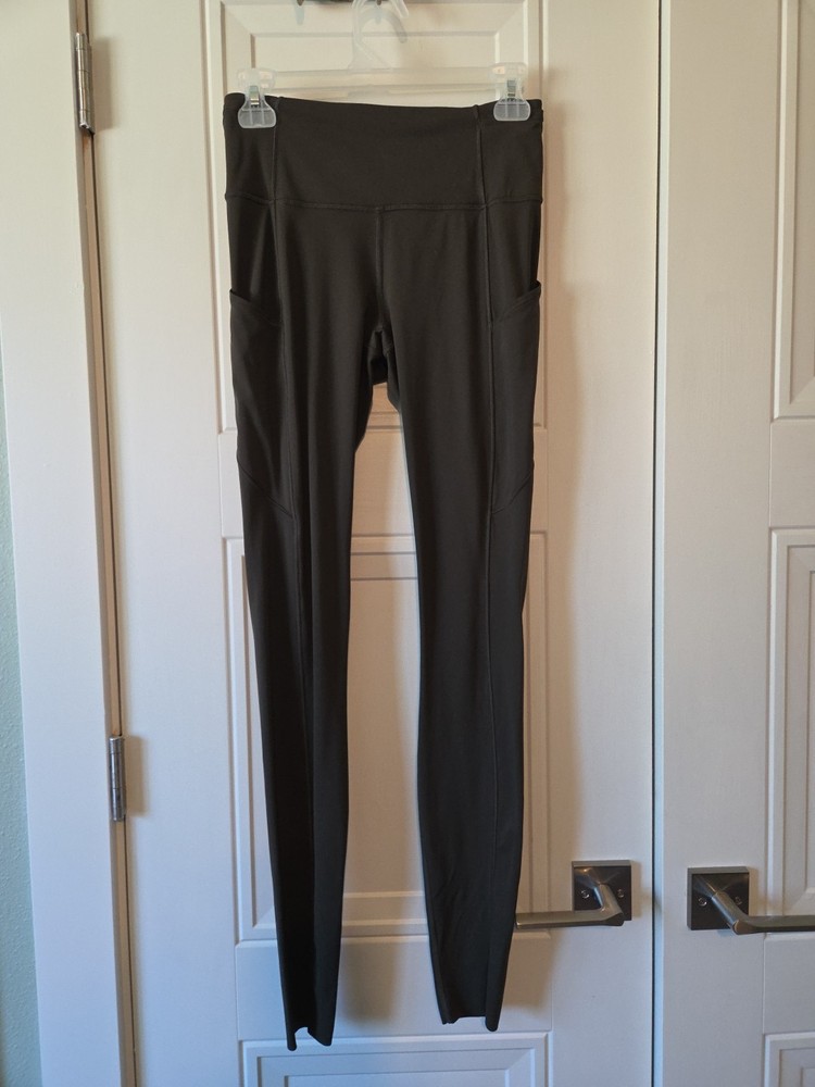 Lululemon  High Rise Leggings Women’s  Size Small Olive Green Exercise Running