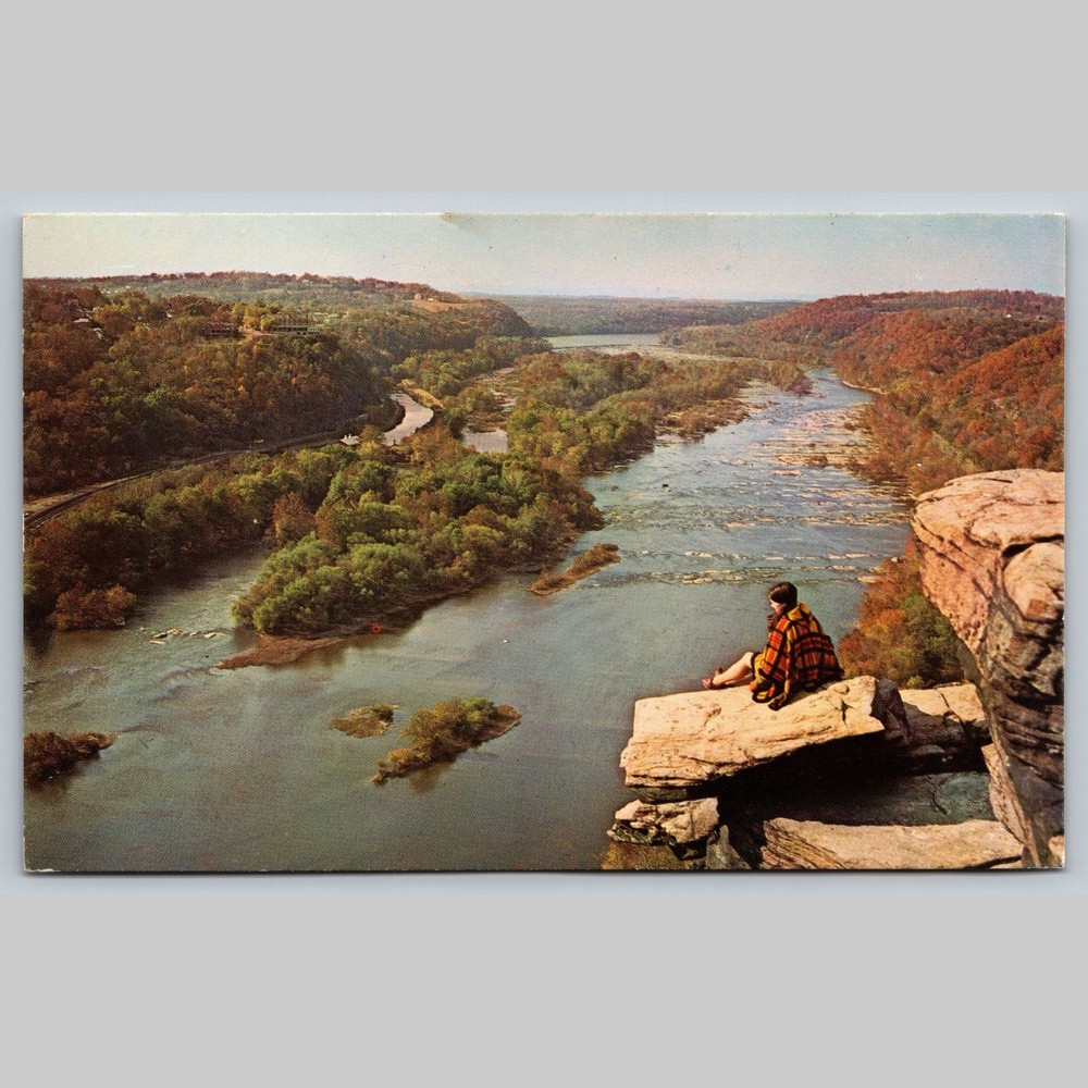 Postcard Harpers Ferry West Virginia Scenic View