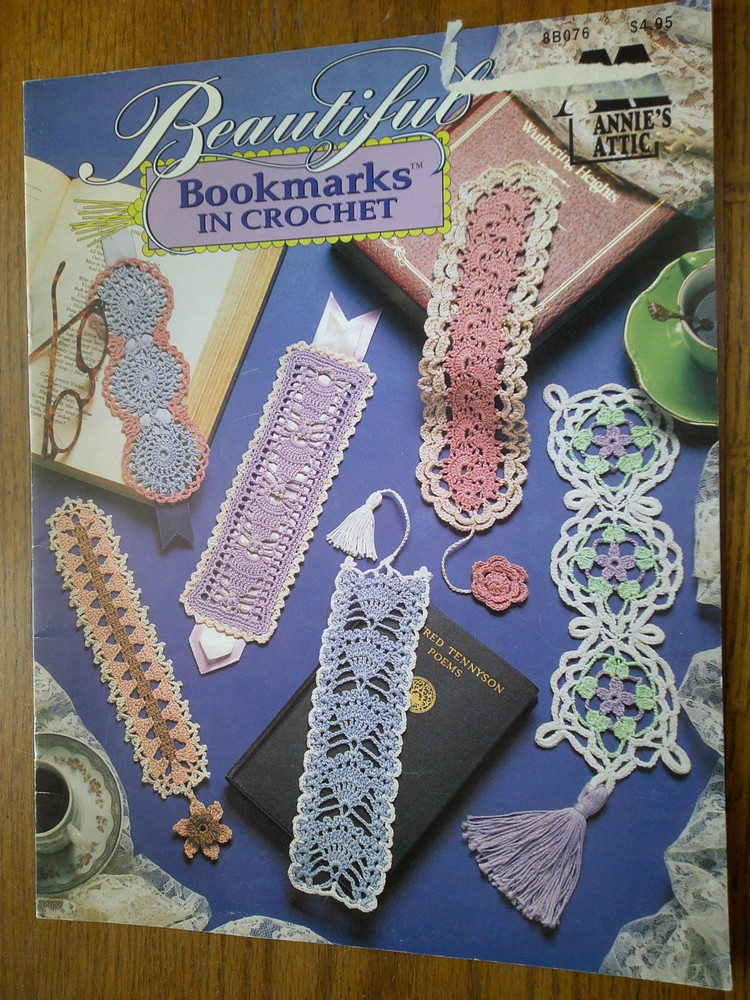 Beautiful Bookmarks in Crochet Annie's Attic 1994 Pattern Book