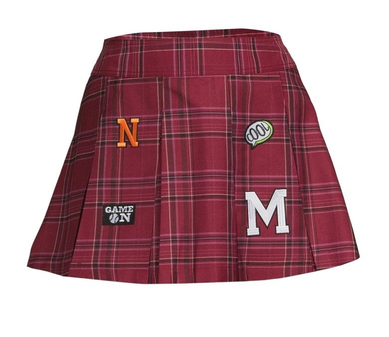 New No Boundaries Juniors Burgundy Tennis Skirt  Size M(7-9)