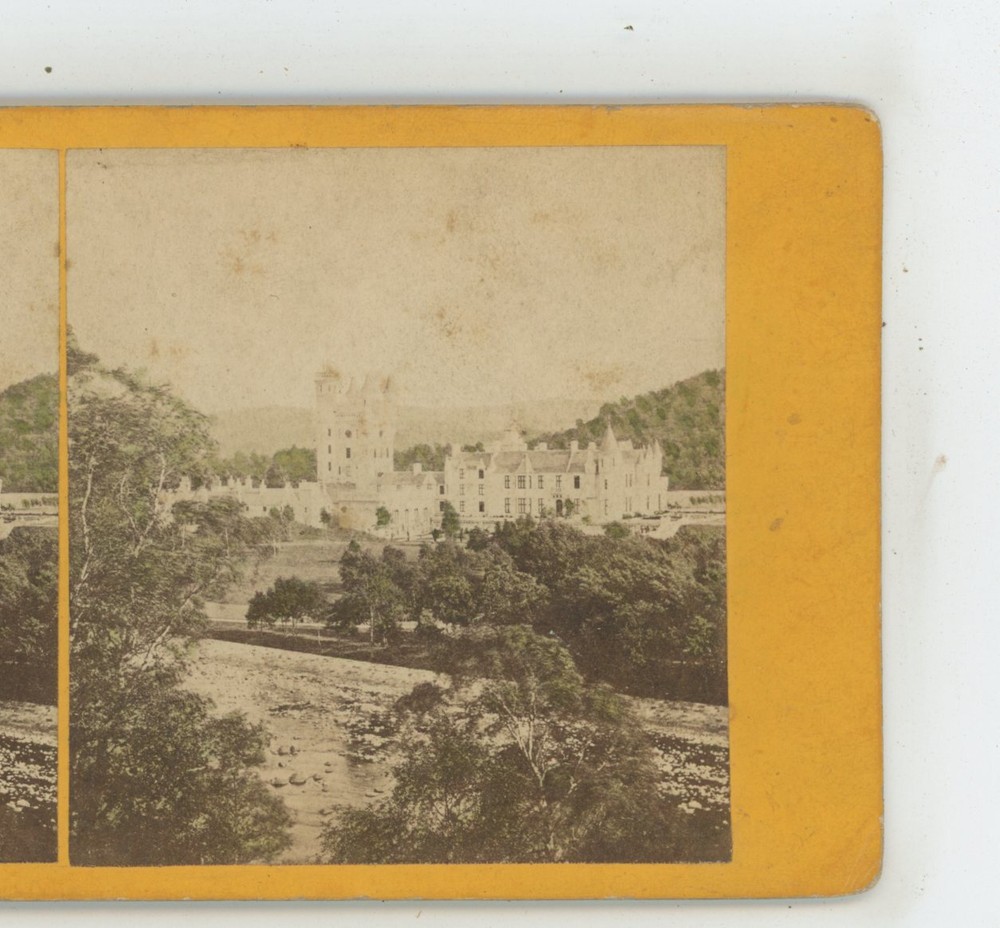 Balmoral Castle Aberdeen Scotland Stereoview