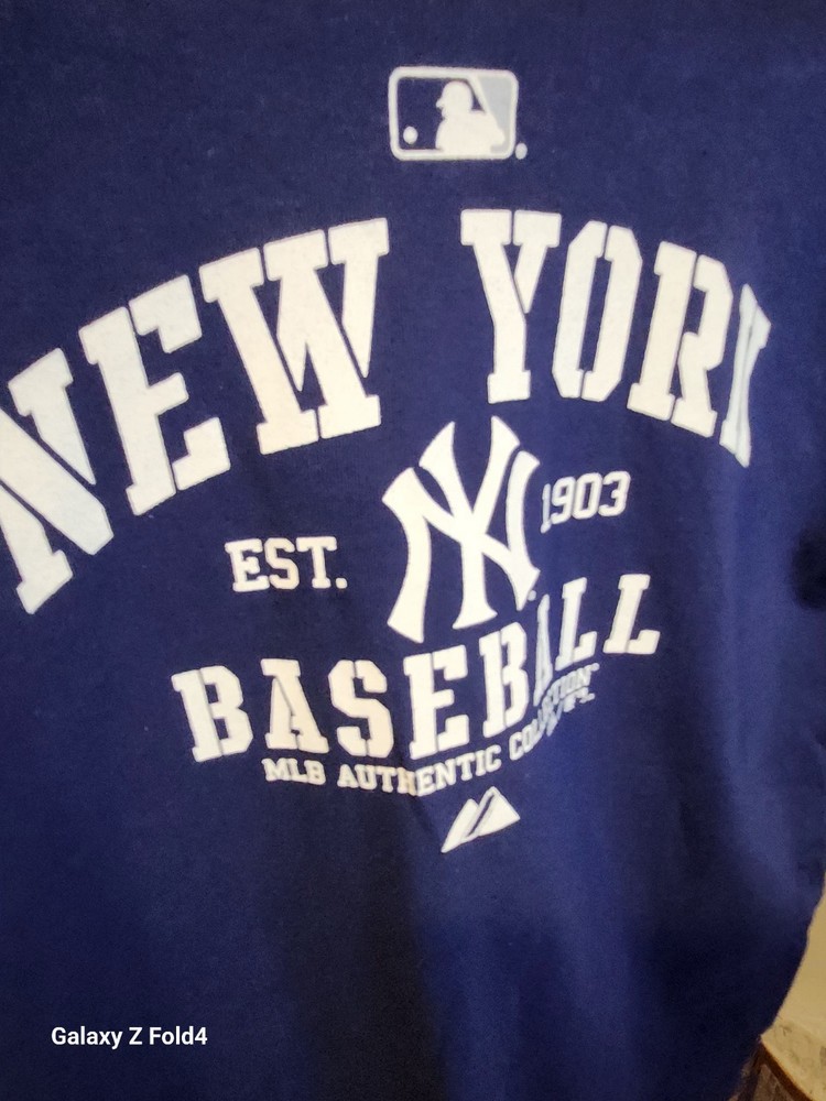 New York Yankees Baseball Authentic Collection Youth T-shirt New With Tags