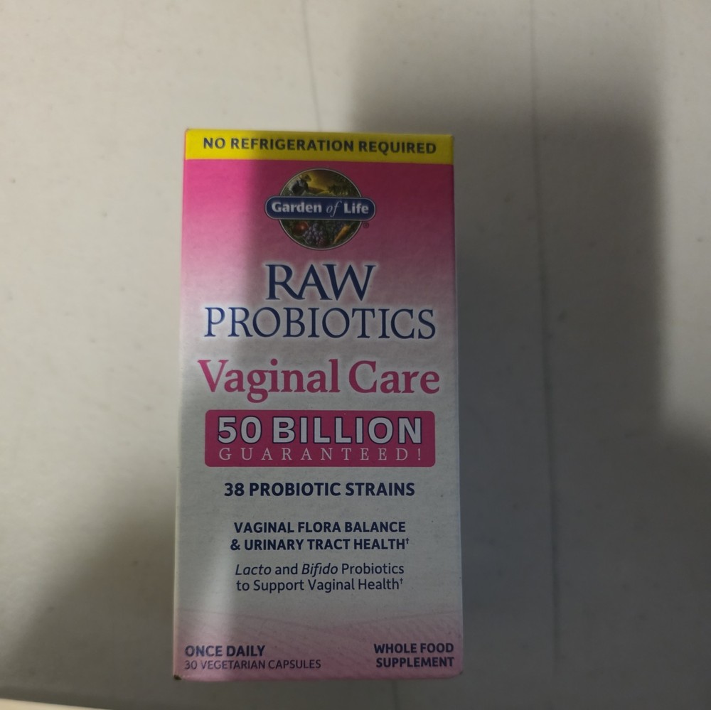 Garden of Life Raw Probiotic Vaginal Care Supplement 30 Capsules  