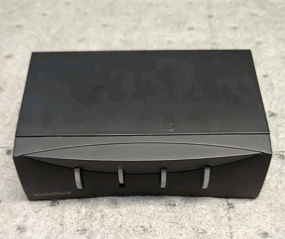 Radio Shack 4-Way Audio Video Selector Switch Model 15-1978
