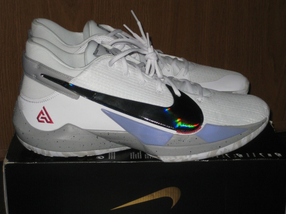 NEW NIKE ZOOM FREAK 2 SHOES GIANNIS MENS SZ 18 CK5424 100  NO LID/COVER