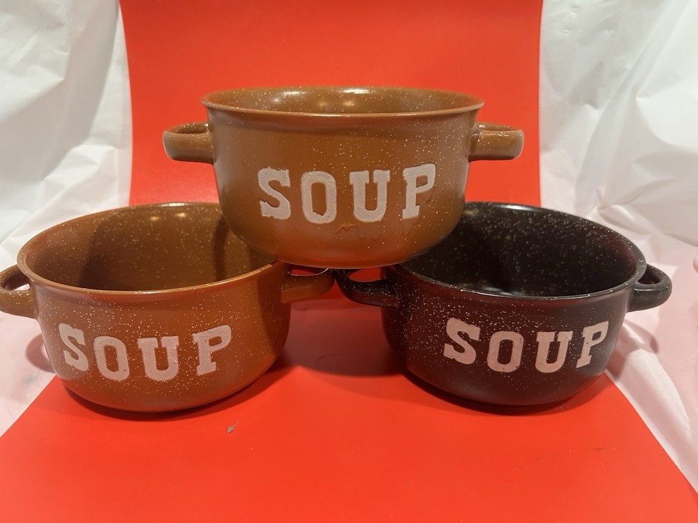 Mullberry Speckled Soup Bowl Set of (3)