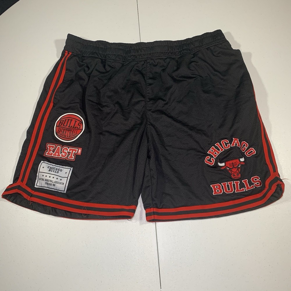 Chicago Bulls NBA Ultra Game Embroidered Basketball Shorts Size Mens 2XL