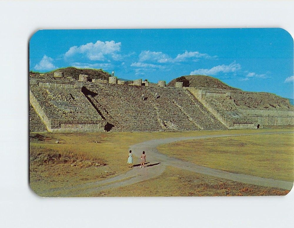 Postcard Temple of the Twelve Columns Monte Alban Ruins Oaxaca Mexico