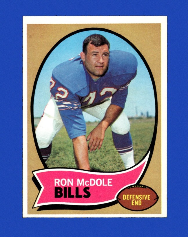 1970 Topps Set-Break # 63 Ron Mcdole NR-MINT *GMCARDS*Consign with Greg Morris Cards