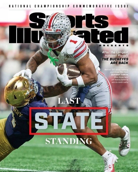 2024 Ohio State Buckeyes National Champions Commemorative 8x10 Sports Illustrated Cover Photo – Celebrate the Victory!