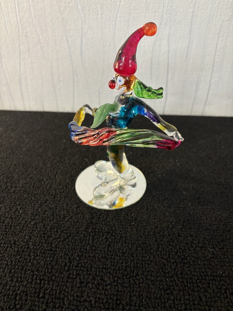 Large Clown Scarf Glass Model 6